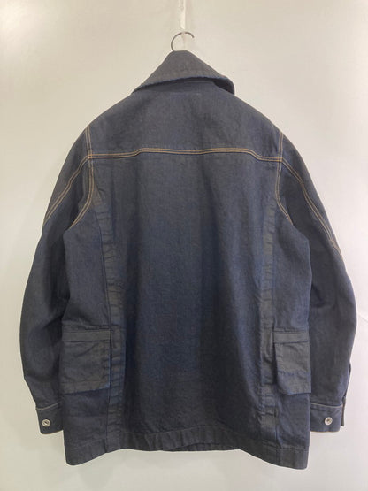 【中古品】【メンズ】 Sacai サカイ 24-03436M 24AW DENIM JACKET デニムジャケット 140-250710-ks-41-min サイズ：1 カラー：インディゴ 万代Net店