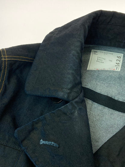【中古品】【メンズ】 Sacai サカイ 24-03436M 24AW DENIM JACKET デニムジャケット 140-250710-ks-41-min サイズ：1 カラー：インディゴ 万代Net店
