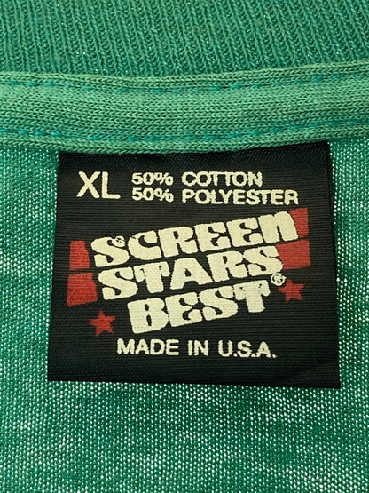 【現状渡し品】【メンズ】 SCREEN STARS BEST スクリーンスターズ USA製 GOOD NEIGHBOR SS TEE Tシャツ トップス 146-250710-ks-58-min サイズ：XL カラー：グリーン 万代Net店