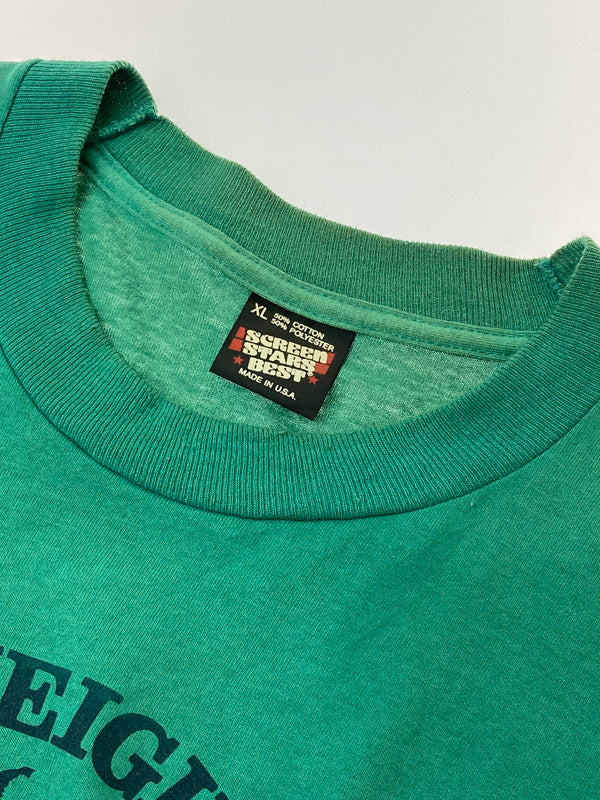 【現状渡し品】【メンズ】 SCREEN STARS BEST スクリーンスターズ USA製 GOOD NEIGHBOR SS TEE Tシャツ トップス 146-250710-ks-58-min サイズ：XL カラー：グリーン 万代Net店