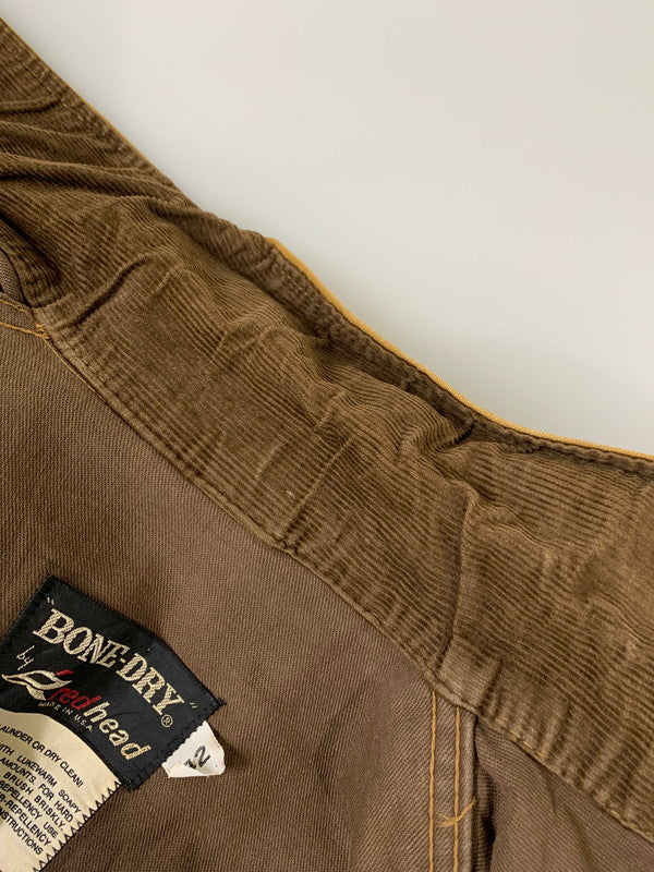 【現状渡し品】【メンズ】 BONES-DRY BY RED HEAD USA製 70S ダックハンティングジャケット 146-250710-ks-125-min サイズ：42 カラー：ライトブラウン 万代Net店