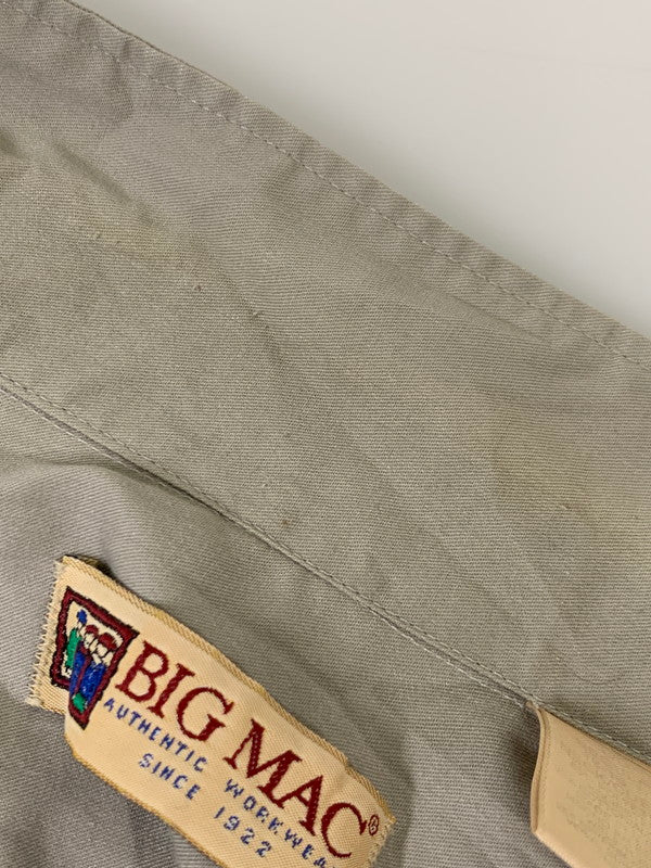 【中古品】【メンズ】 BIG MAC ビックマック 90S SS WORK SHIRT ワークシャツ ショートスリーブ 146-250713-AS-44-min カラー：ベージュ 万代Net店