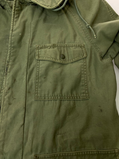【現状渡し品】【メンズ】 U.S.AIR FORCE ユーエスエアフォース 60'S キャトルジャケット アウター 146-250803-AS-3-min カラー：カーキ 万代Net店