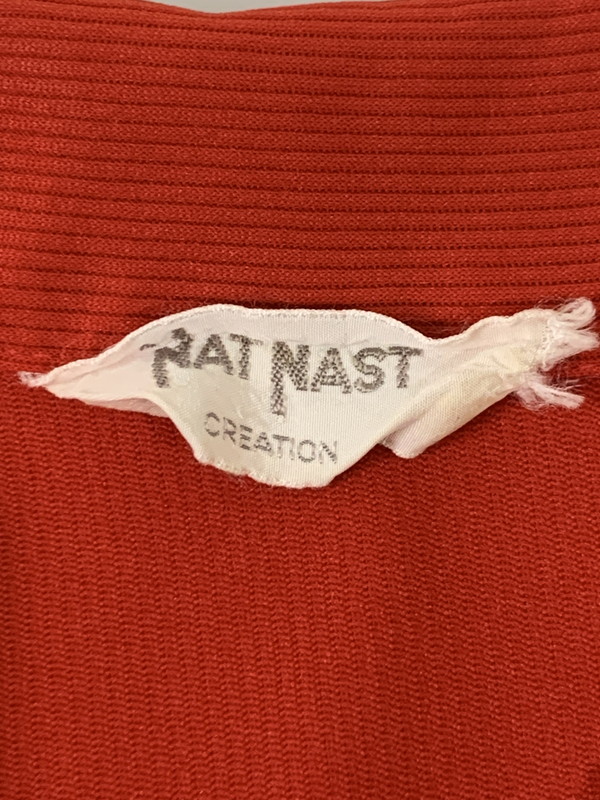 【中古品】【メンズ】 NATNAST ナットナスト 70S HALF ZIP BOWLING SHIRT ハーフ ジップ ボーリングシャツ 70年代 半袖 トップス　 146-250710-SS-01-min カラー：レッド 万代Net店