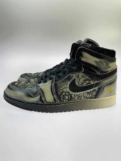 【中古品】【メンズ】 NIKE ナイキ FQ8155-010 AIR JORDAN 1 HIGH ZOOM CMFT 2 DIA DE MUERTOS スニーカー シューズ 靴 本体のみ 160-250717-cn-1-min サイズ：32.0cm カラー：グレー/ブラック系 万代Net店