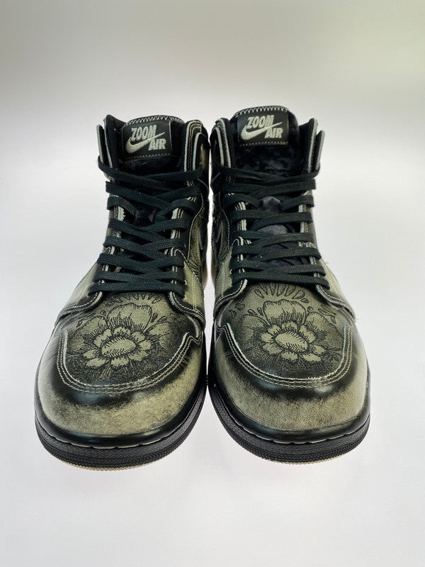 【中古品】【メンズ】 NIKE ナイキ FQ8155-010 AIR JORDAN 1 HIGH ZOOM CMFT 2 DIA DE MUERTOS スニーカー シューズ 靴 本体のみ 160-250717-cn-1-min サイズ：32.0cm カラー：グレー/ブラック系 万代Net店