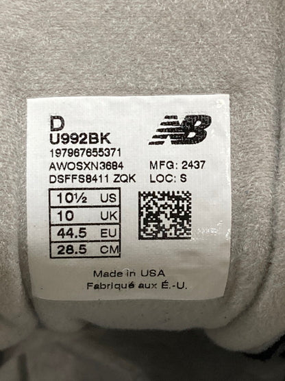 【中古美品】【メンズ】 NEW BALANCE ニューバランス U992BK BLACK 162-250715-SS-2-min サイズ：US10.5 28.5cm カラー：ブラック 万代Net店