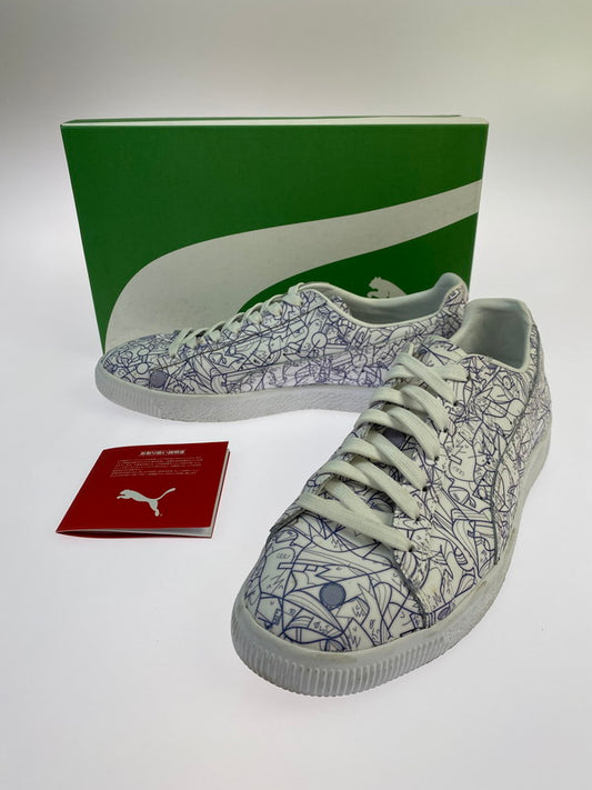 【中古品】【メンズ】 PUMA プーマ 363638-01 CLYDE ALL STAR GAME スニーカー シューズ 靴 163-250717-cn-12-min サイズ：28.0cm カラー：Puma White 万代Net店