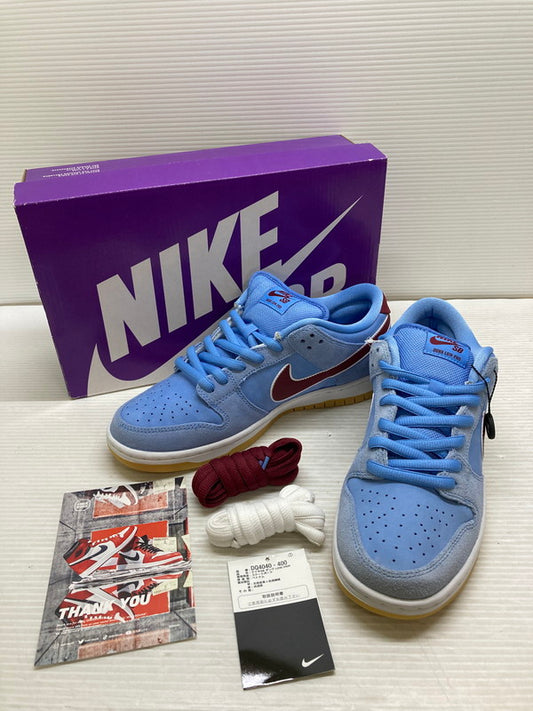 【中古美品】【メンズ】 NIKE ナイキ DQ4040-400 SB DUNK LOW PRO ダンク ロー プロ PHILADELPHIA PHILLIES VALOR BLUE AND TEAM MAROON 160-250715-SS-1-min サイズ：US 9 27.0cm カラー：VALOR BLUE AND TEAM MAROON 万代Net店