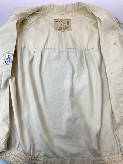 【現状渡し品】【メンズ】 LONDON FOG ロンドンフォグ 70S SWING TOP JACKET スイングトップジャケット ライトアウター 146-250803-AS-13-min サイズ：42R カラー：ベージュ 万代Net店