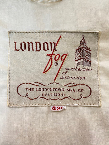 【現状渡し品】【メンズ】 LONDON FOG ロンドンフォグ 70S SWING TOP JACKET スイングトップジャケット ライトアウター 146-250803-AS-13-min サイズ：42R カラー：ベージュ 万代Net店
