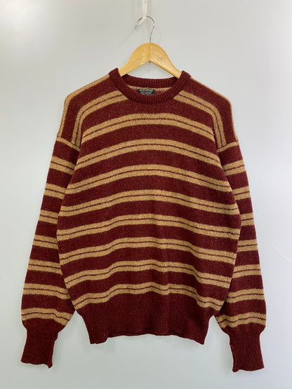 【現状渡し品】【メンズ】 Brooks Brothers ブルックスブラザーズ 70S BORDER KNIT ボーダーニット 146-250803-AS-12-min サイズ：44 カラー：ブラウン系 万代Net店