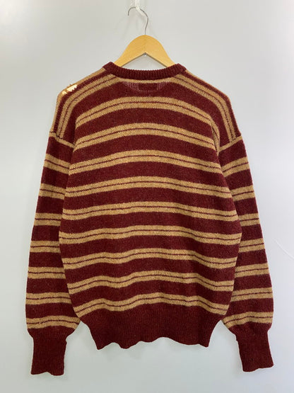 【現状渡し品】【メンズ】 Brooks Brothers ブルックスブラザーズ 70S BORDER KNIT ボーダーニット 146-250803-AS-12-min サイズ：44 カラー：ブラウン系 万代Net店