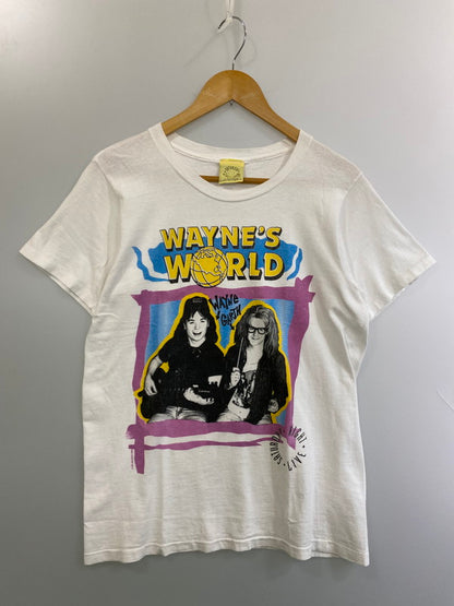 【現状渡し品】【メンズ】 SATURDAY NIGHT LIVE サタデー・ナイト・ライブ 90S WAYNE'S WORLD TEE Tシャツ トップス 146-250710-ks-08-min サイズ：M カラー：ホワイト 万代Net店