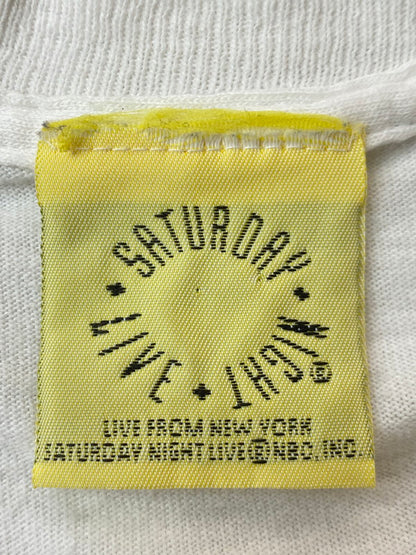 【現状渡し品】【メンズ】 SATURDAY NIGHT LIVE サタデー・ナイト・ライブ 90S WAYNE'S WORLD TEE Tシャツ トップス 146-250710-ks-08-min サイズ：M カラー：ホワイト 万代Net店