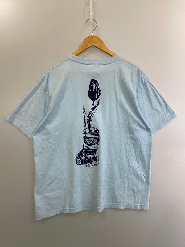 【中古品】【ボーイズ】 WASTED YOUTH ウェイステッド ユース x G-SHOCK ジーショック SS T-SHIRT Tシャツ トップス 142-250710-ks-13-min サイズ：XL カラー：ライトブルー 万代Net店