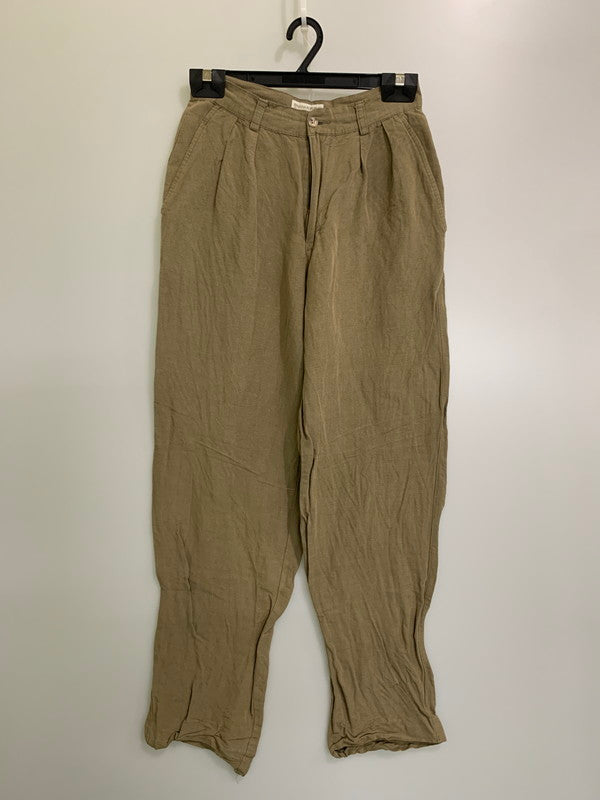 【中古品】【メンズ】 Banana Republic バナナリパブリック 80-90S LINEN PANT リネンパンツ 157-250710-ks-83-min サイズ：29/32 カラー：ライトブラウン系 万代Net店