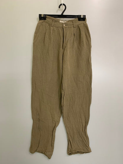 【中古品】【メンズ】 Banana Republic バナナリパブリック 80-90S LINEN PANT リネンパンツ 157-250710-ks-83-min サイズ：29/32 カラー：ライトブラウン系 万代Net店