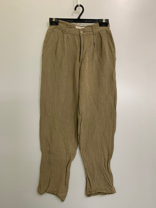 【中古品】【メンズ】 Banana Republic バナナリパブリック 80-90S LINEN PANT リネンパンツ 157-250710-ks-83-min サイズ：29/32 カラー：ライトブラウン系 万代Net店