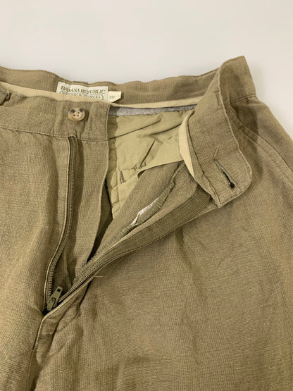 【中古品】【メンズ】 Banana Republic バナナリパブリック 80-90S LINEN PANT リネンパンツ 157-250710-ks-83-min サイズ：29/32 カラー：ライトブラウン系 万代Net店