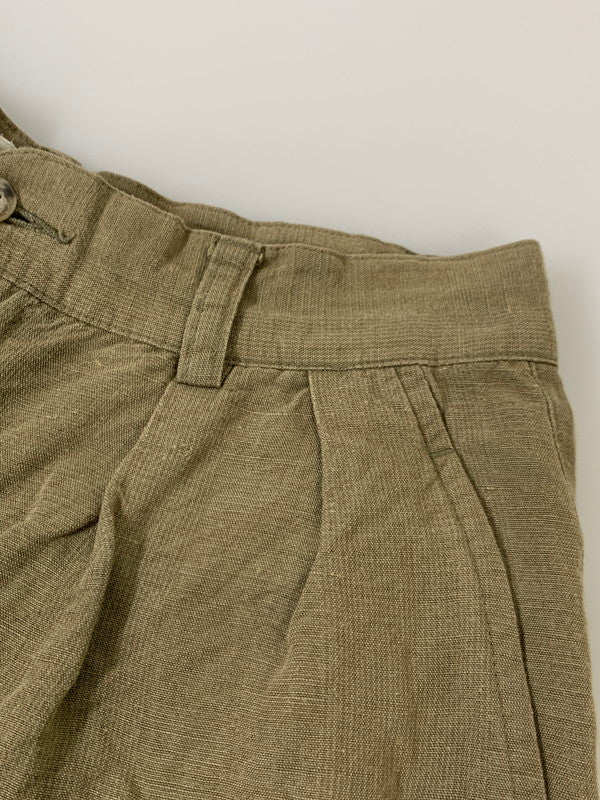【中古品】【メンズ】 Banana Republic バナナリパブリック 80-90S LINEN PANT リネンパンツ 157-250710-ks-83-min サイズ：29/32 カラー：ライトブラウン系 万代Net店