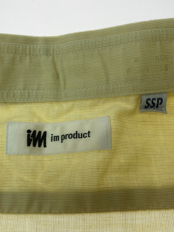 【中古品】【メンズ】 im product アイムプロダクト S S SHIRT シャツ トップス 140-250710-ks-91-min カラー：イエロー系 万代Net店