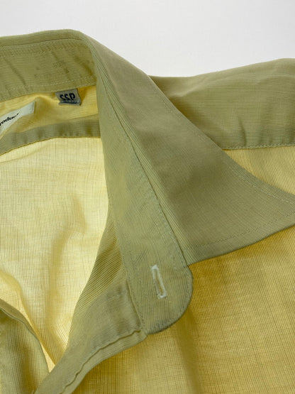 【中古品】【メンズ】 im product アイムプロダクト S S SHIRT シャツ トップス 140-250710-ks-91-min カラー：イエロー系 万代Net店