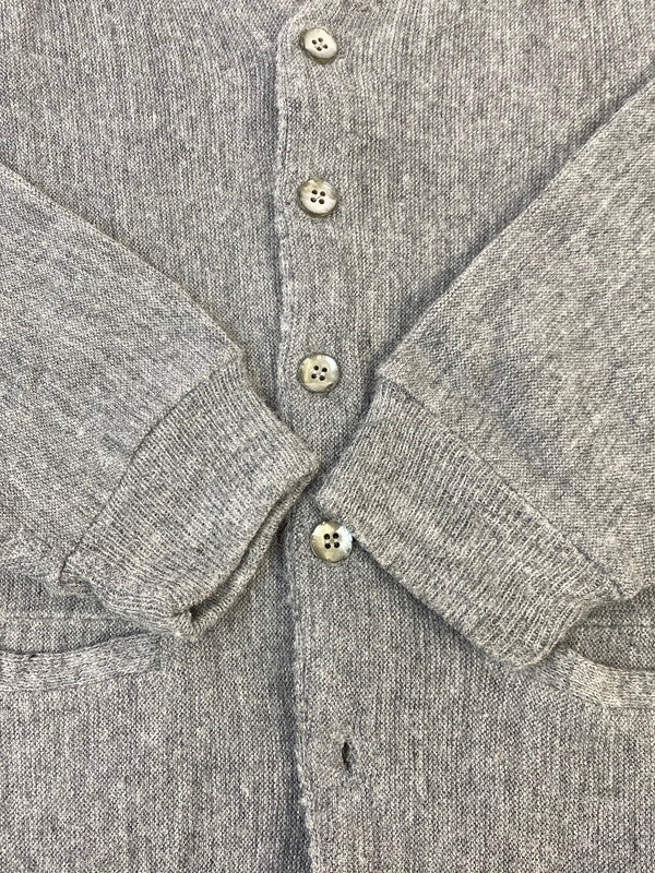 【中古品】【メンズ】 SEARS シアーズ KINGS ROAD 70S ACRYLIC CARDIGAN カーディガン 146-250713-AS-2-min サイズ：M カラー：グレー 万代Net店