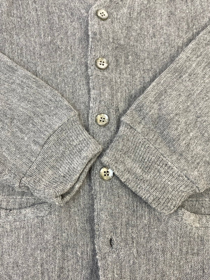 【中古品】【メンズ】 SEARS シアーズ KINGS ROAD 70S ACRYLIC CARDIGAN カーディガン 146-250713-AS-2-min サイズ：M カラー：グレー 万代Net店