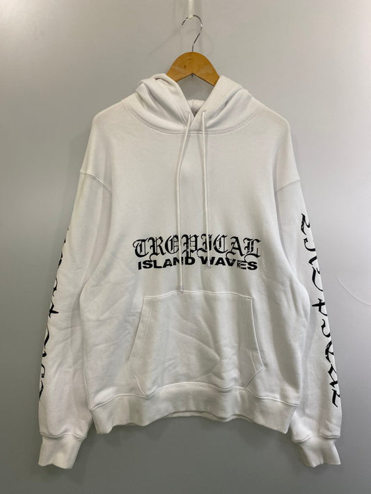 【現状渡し品】【メンズ】 STAMPD スタンプド ISLAND WAVES HOODIE フーディー 142-250710-ks-10-min サイズ：L カラー：ホワイト 万代Net店