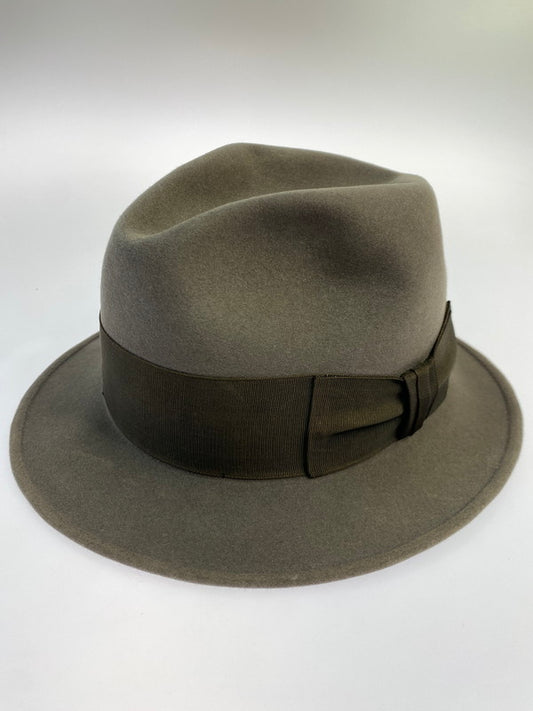 【中古品】【メンズ】 WOOLF BROTHERS ウルフ ブラザーズ KNOX TWENTY HAT ノックス トゥエンティ ハット 帽子 185-250718-em-15-min サイズ：7 1/8 カラー：ブラウン 万代Net店