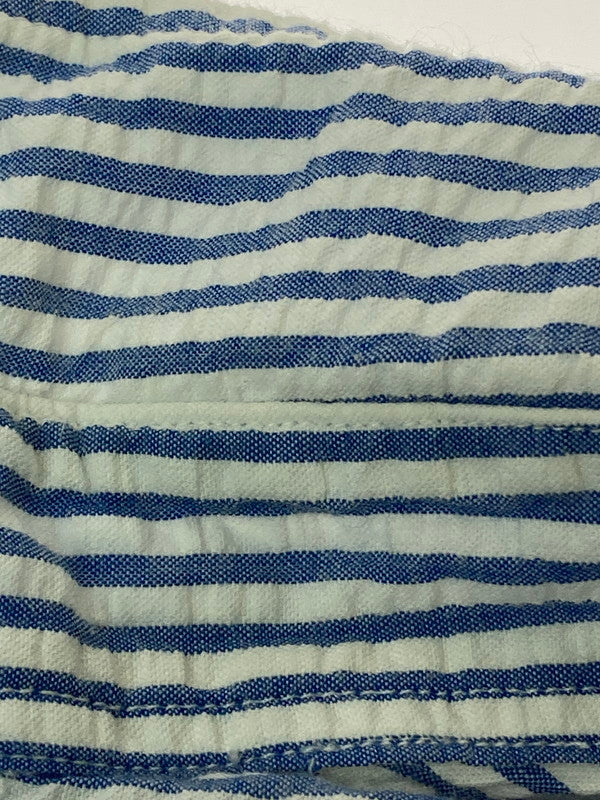 【中古品】【メンズ】 LANDS'END ランズエンド STRIPE SEERSUCKER S S SHIRT ストライプシャツ トップス 146-250710-ks-106-min サイズ：XL カラー：ブルー系 万代Net店