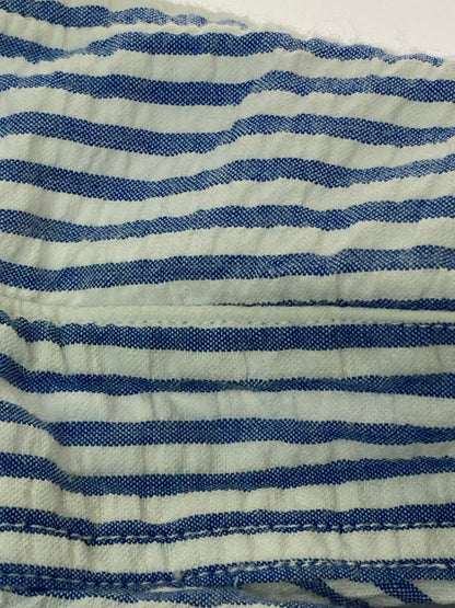 【中古品】【メンズ】 LANDS'END ランズエンド STRIPE SEERSUCKER S S SHIRT ストライプシャツ トップス 146-250710-ks-106-min サイズ：XL カラー：ブルー系 万代Net店