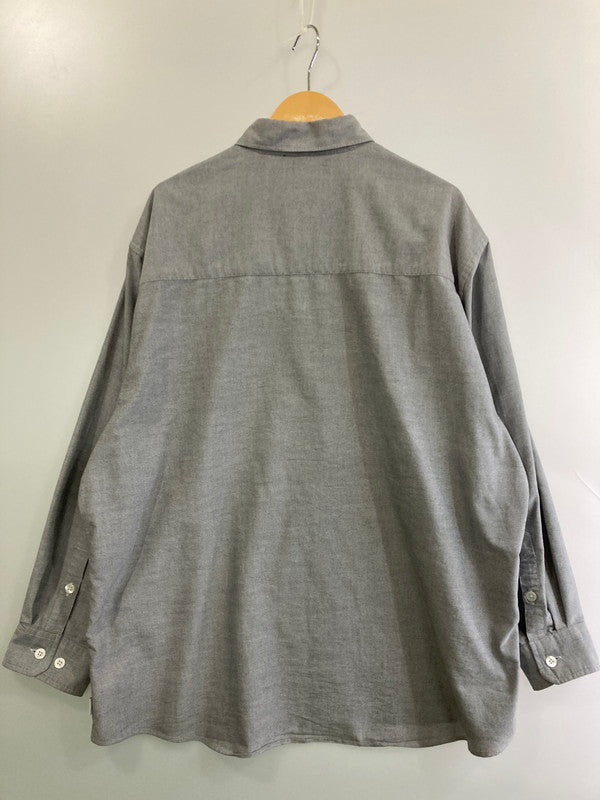 【中古品】【メンズ】 WTAPS ダブルタップス 231GWDT-SHM01 23SS CTPL. OXFORD. COOLMAX L S SHIRT シャツ トップス 142-250710-ks-93-min サイズ：X03 カラー：グレー 万代Net店