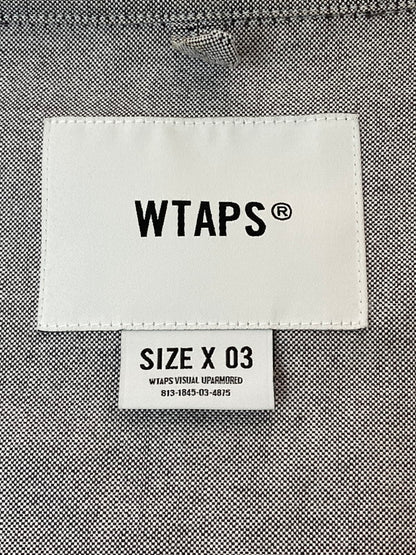 【中古品】【メンズ】 WTAPS ダブルタップス 231GWDT-SHM01 23SS CTPL. OXFORD. COOLMAX L S SHIRT シャツ トップス 142-250710-ks-93-min サイズ：X03 カラー：グレー 万代Net店
