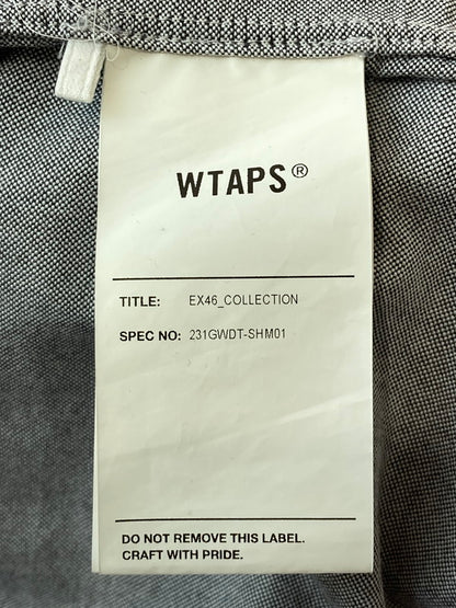 【中古品】【メンズ】 WTAPS ダブルタップス 231GWDT-SHM01 23SS CTPL. OXFORD. COOLMAX L S SHIRT シャツ トップス 142-250710-ks-93-min サイズ：X03 カラー：グレー 万代Net店