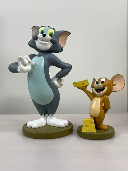 【現状渡し品】 トム&ジェリー Takashoフィギュア タカショー 置物 インテリア ヴィンテージ アニメ ２体セット トム ジェリー 038-260918-em-07-min 万代Net店