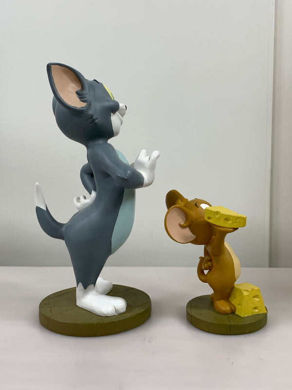【現状渡し品】 トム&ジェリー Takashoフィギュア タカショー 置物 インテリア ヴィンテージ アニメ ２体セット トム ジェリー 038-260918-em-07-min 万代Net店