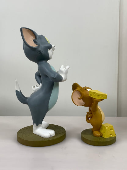 【現状渡し品】 トム&ジェリー Takashoフィギュア タカショー 置物 インテリア ヴィンテージ アニメ ２体セット トム ジェリー 038-260918-em-07-min 万代Net店