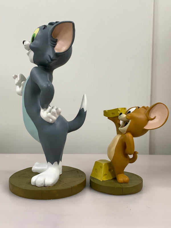 【現状渡し品】 トム&ジェリー Takashoフィギュア タカショー 置物 インテリア ヴィンテージ アニメ ２体セット トム ジェリー 038-260918-em-07-min 万代Net店