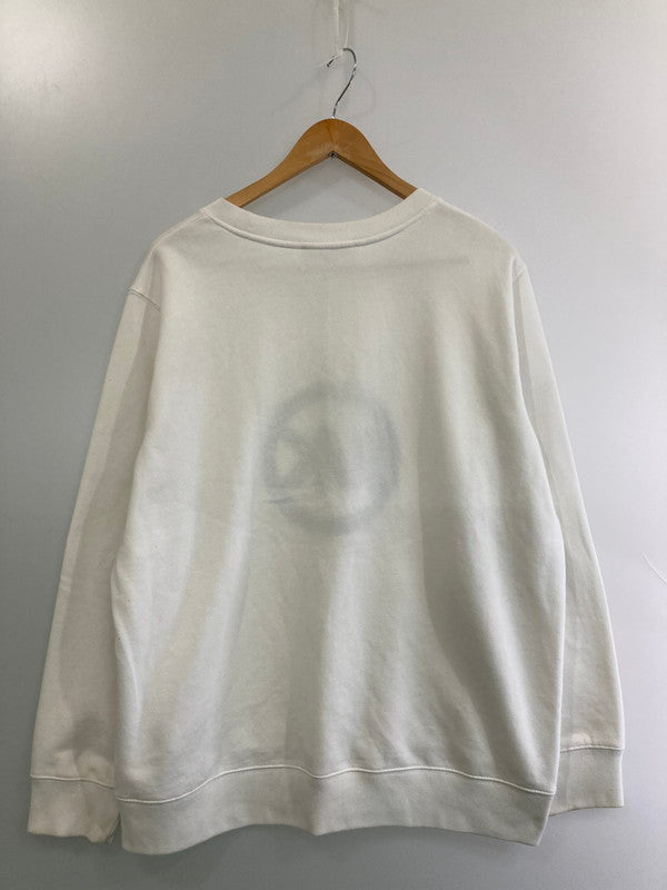 【現状渡し品】【メンズ】 Michael Kors マイケルコース JF150192Z9 LOGO CHARM COTTON TERRY SWEATSHIRT スウェットシャツ トップス 141-250710-ks-92-min サイズ：L カラー：ホワイト 万代Net店