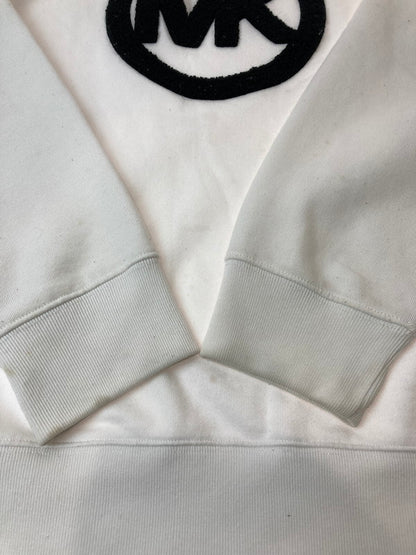 【現状渡し品】【メンズ】 Michael Kors マイケルコース JF150192Z9 LOGO CHARM COTTON TERRY SWEATSHIRT スウェットシャツ トップス 141-250710-ks-92-min サイズ：L カラー：ホワイト 万代Net店