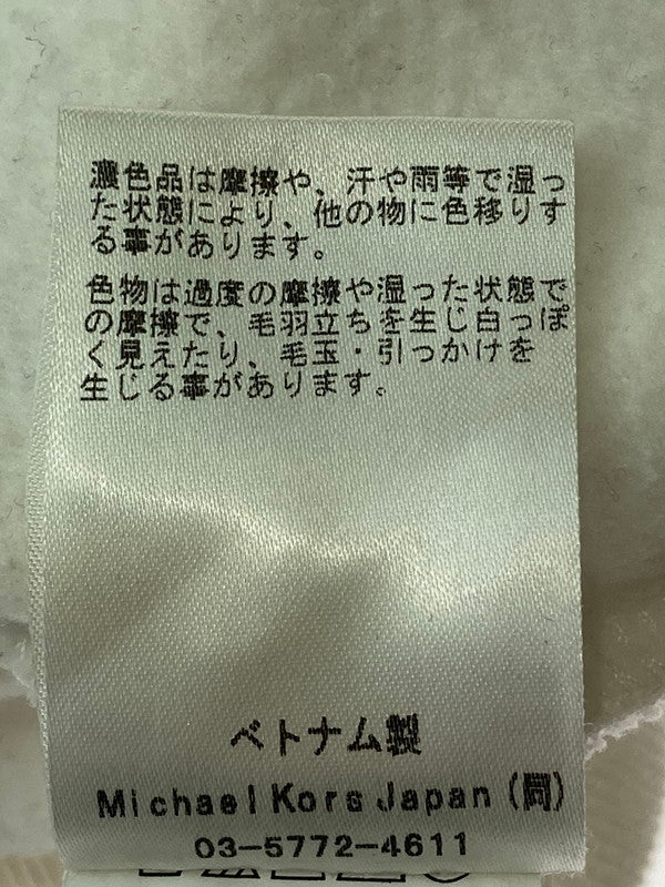 【現状渡し品】【メンズ】 Michael Kors マイケルコース JF150192Z9 LOGO CHARM COTTON TERRY SWEATSHIRT スウェットシャツ トップス 141-250710-ks-92-min サイズ：L カラー：ホワイト 万代Net店