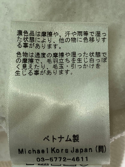 【現状渡し品】【メンズ】 Michael Kors マイケルコース JF150192Z9 LOGO CHARM COTTON TERRY SWEATSHIRT スウェットシャツ トップス 141-250710-ks-92-min サイズ：L カラー：ホワイト 万代Net店
