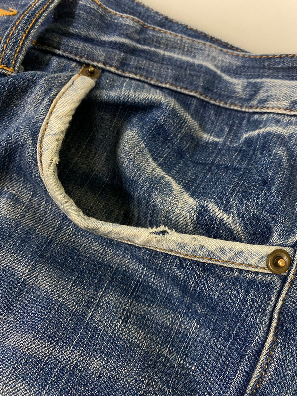 【現状渡し品】【メンズ】 INTERBREED インターブリード POLO BEAR DENIM PANTS 10M-2306 ポロ ベア デニム パンツ メンズ ボトムス ジーンズ ジーパン 157-260720-em-16-min サイズ：Ｌ カラー：インディゴ 万代Net店