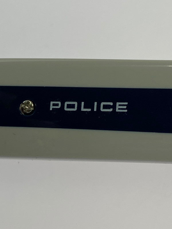 【中古品】【メンズ/レディース】 POLICE ポリス ストライプ スクエア ウェリントン サングラス SPLA67J M78L 54□17－143 203-250722-em-23-min カラー：ブラック 万代Net店