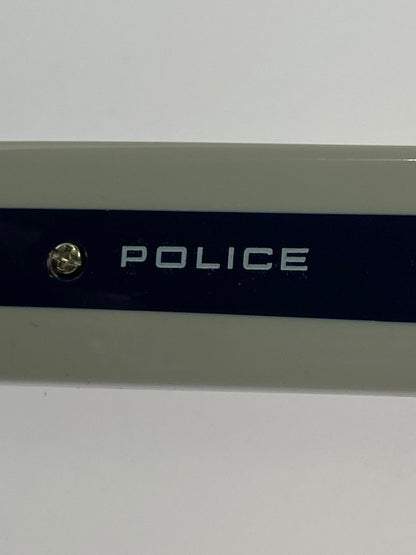 【中古品】【メンズ/レディース】 POLICE ポリス ストライプ スクエア ウェリントン サングラス SPLA67J M78L 54□17－143 203-250722-em-23-min カラー：ブラック 万代Net店