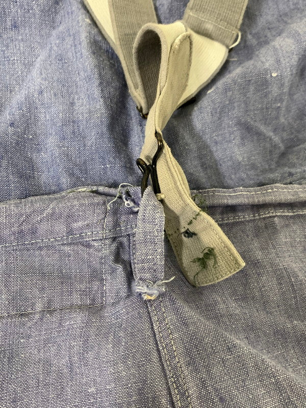 【現状渡し品】【メンズ】 FRENCH NAVY フレンチネイビー LINEN OVERALL リネンオーバーオール 157-250713-AS-106-min カラー：ブルー系 万代Net店