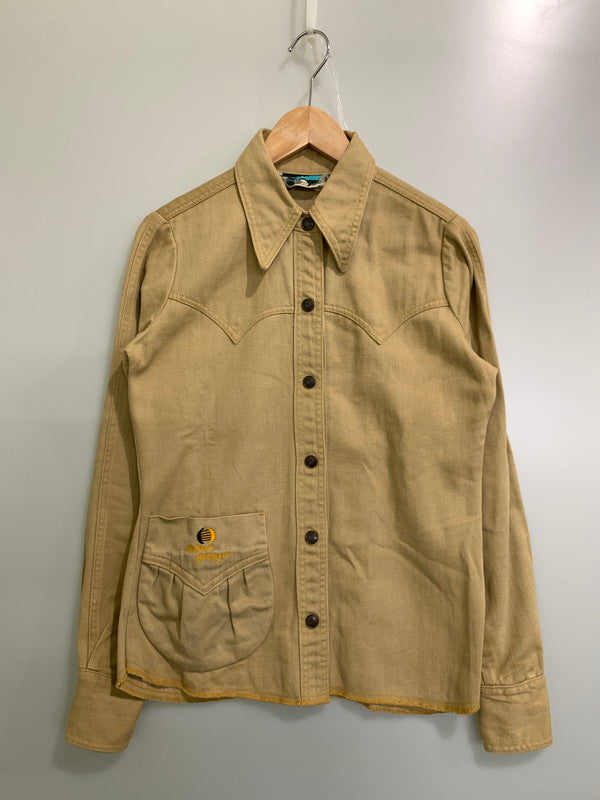 【中古品】【メンズ】 ANTONIO GUISEPPE アントニオジュゼッペ 70S WESTERN SHIRT ウェスタンシャツ ロングスリーブ 146-250713-AS-98-min カラー：ベージュ 万代Net店