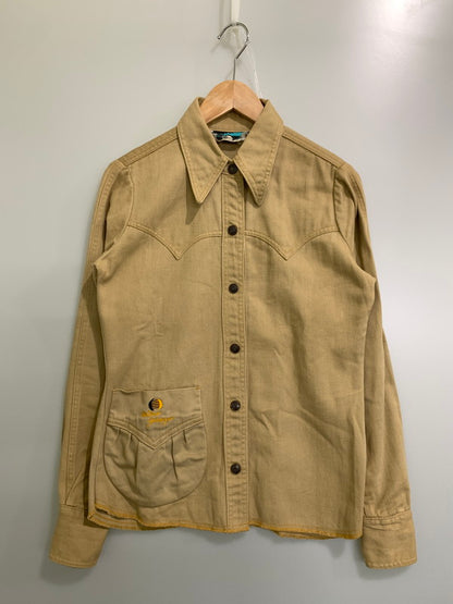 【中古品】【メンズ】 ANTONIO GUISEPPE アントニオジュゼッペ 70S WESTERN SHIRT ウェスタンシャツ ロングスリーブ 146-250713-AS-98-min カラー：ベージュ 万代Net店